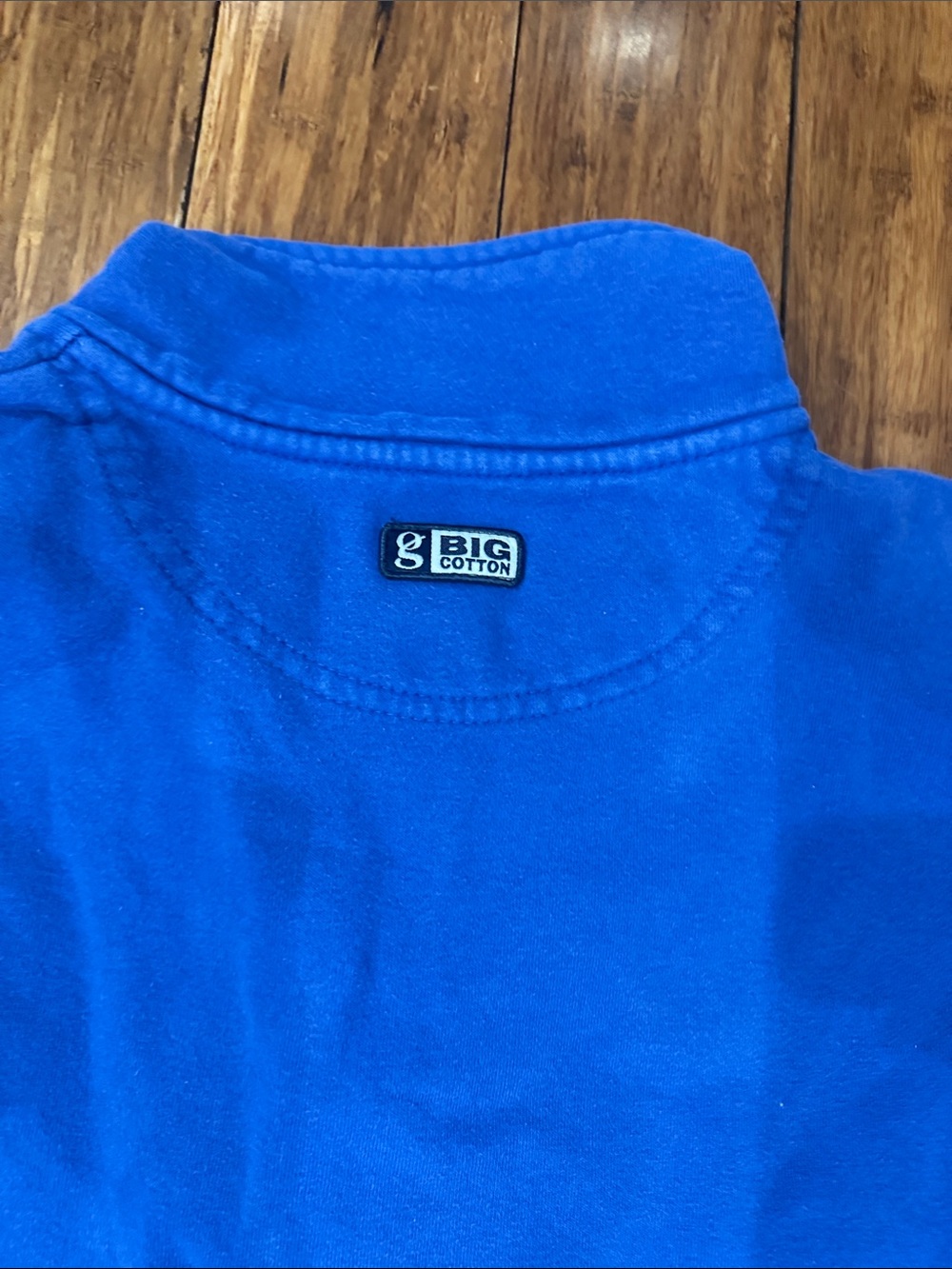 University of Dayton Royal Blue Half-Zip Sweater with Red Logo - Picture 5 of 5
